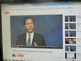 post about FAQ Florida Probate: Duties of a Florida Trustee (new short trust video)