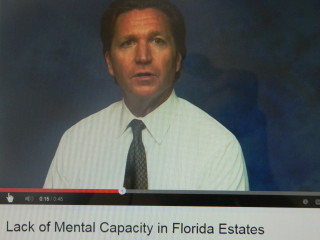 post about Florida Will Contest: new short probate video on lack of mental capacity with Florida wills