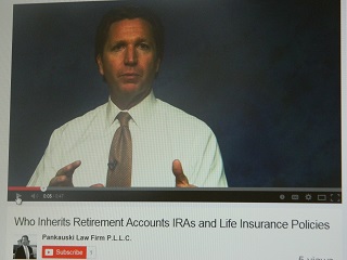 post about Who Inherits Retirement Accounts: Florida probate video