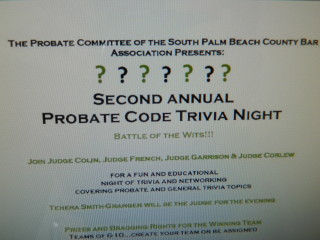 post about Pankauski Law Firm PLLC Sponsors Delray Beach Probate Trivia Night