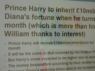 $16.5 Million Inheritance Next Month for Prince Harry (from Princess Diana’s estate) post about $16.5 Million Inheritance Next Month for Prince Harry (from Princess Diana’s estate)
